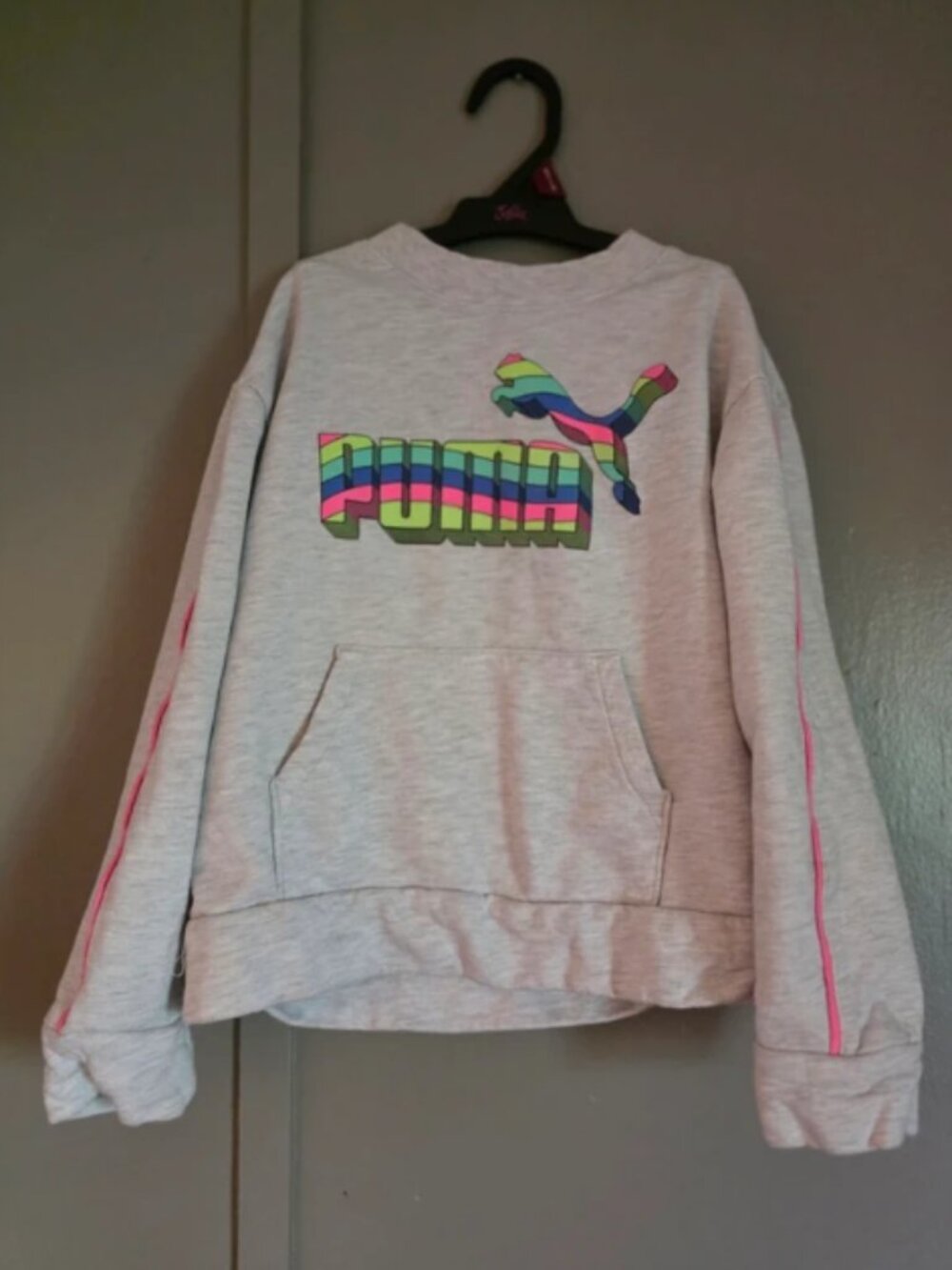 Youth Girls Puma Pullover with Pocket